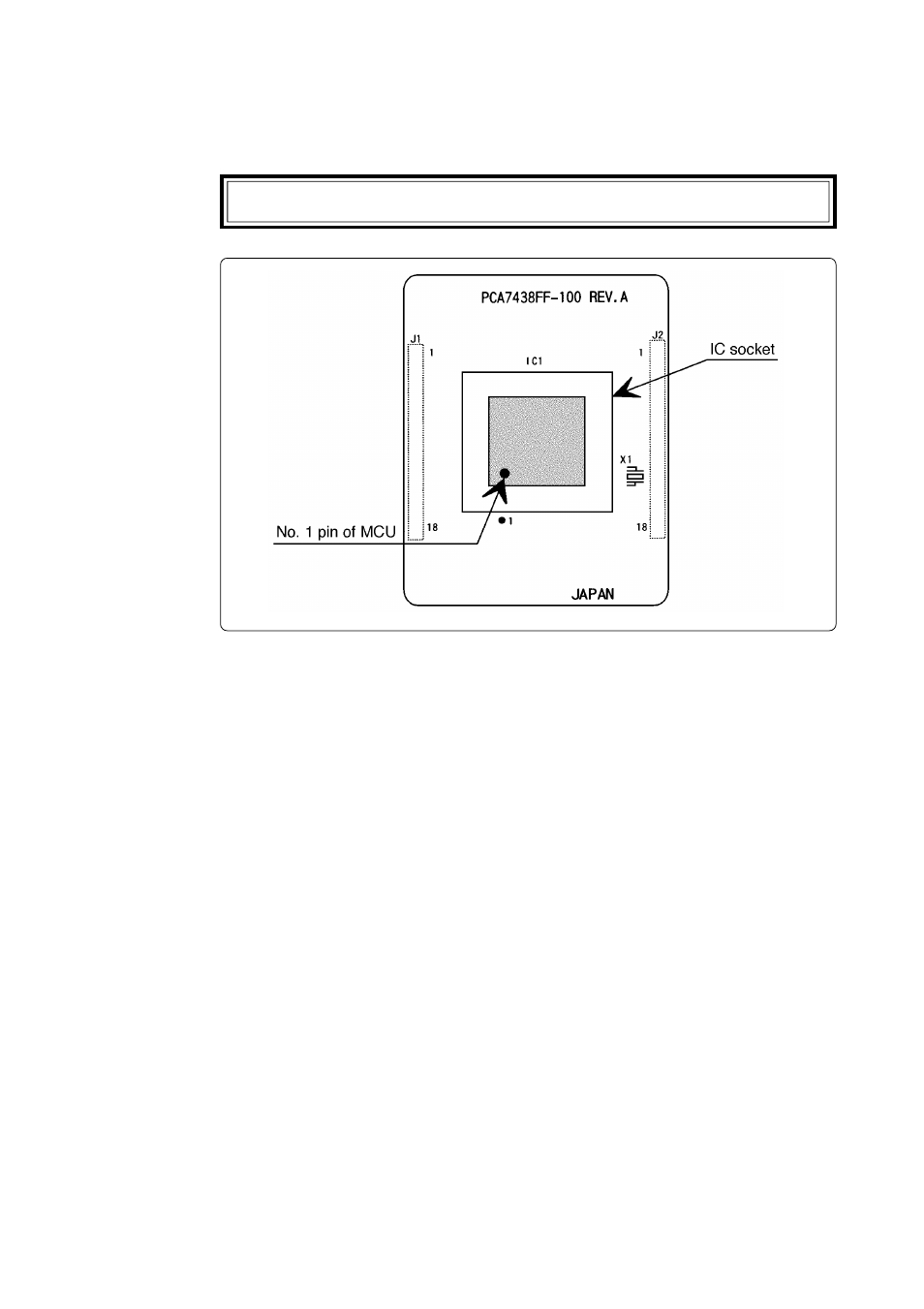 3 inserting mcu into programming adapter | Renesas PCA7438FF-100 User Manual | Page 10 / 18