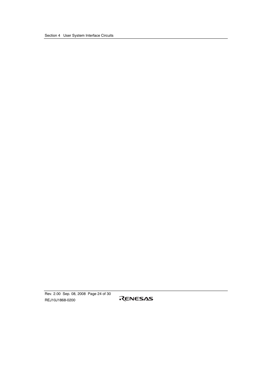 Renesas H8SX/1658R User Manual | Page 40 / 50
