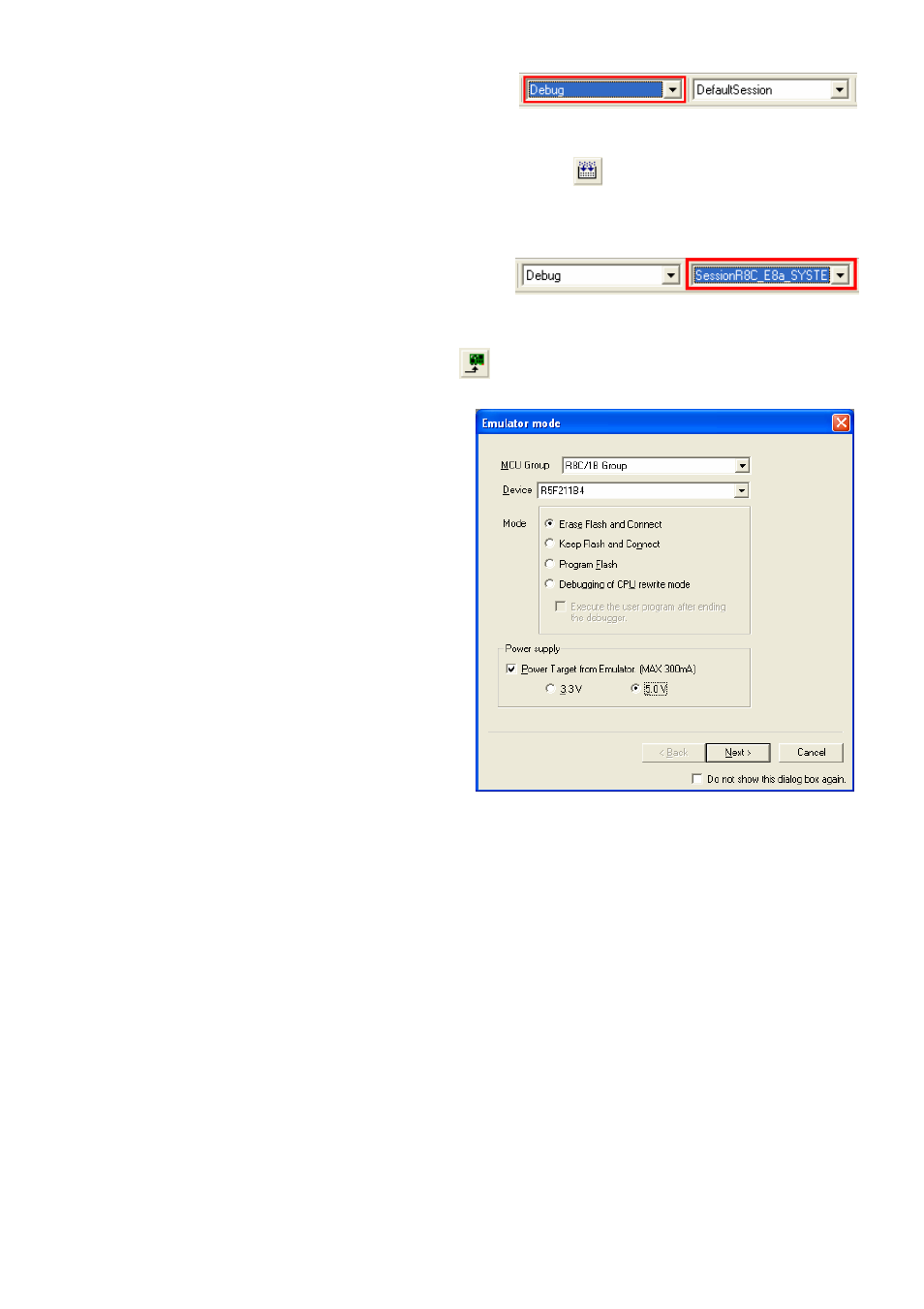 Renesas R8C/1B User Manual | Page 5 / 6