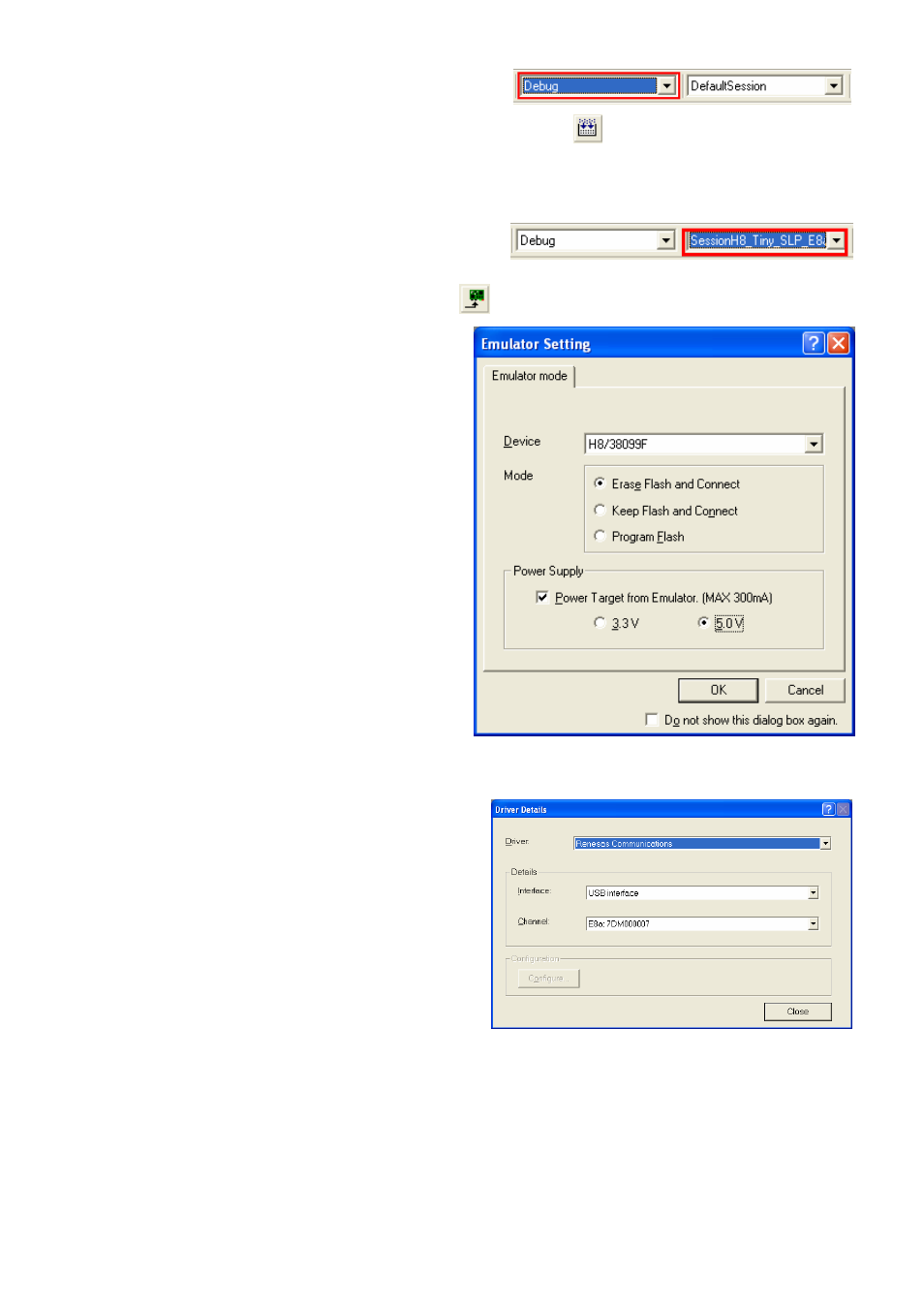 Renesas H8/38099 User Manual | Page 3 / 5