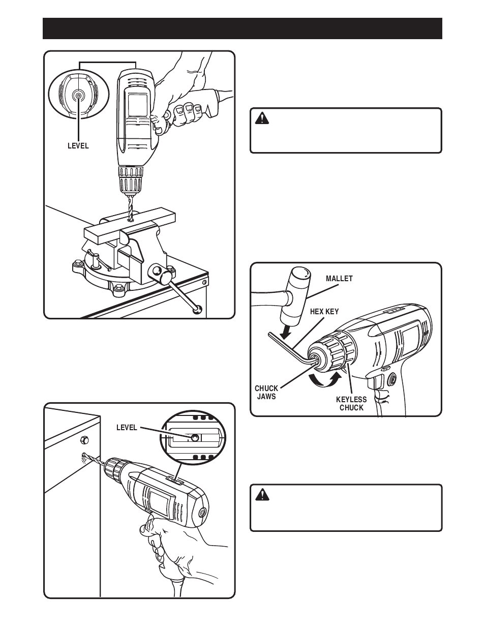 Operation, Warning | Ryobi D40 User Manual | Page 10 / 14