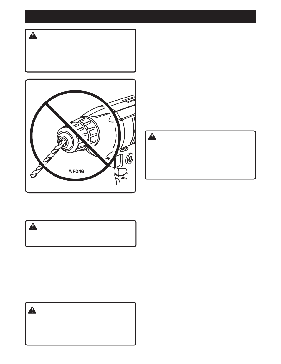 Operation, Warning | Ryobi D40 User Manual | Page 9 / 14