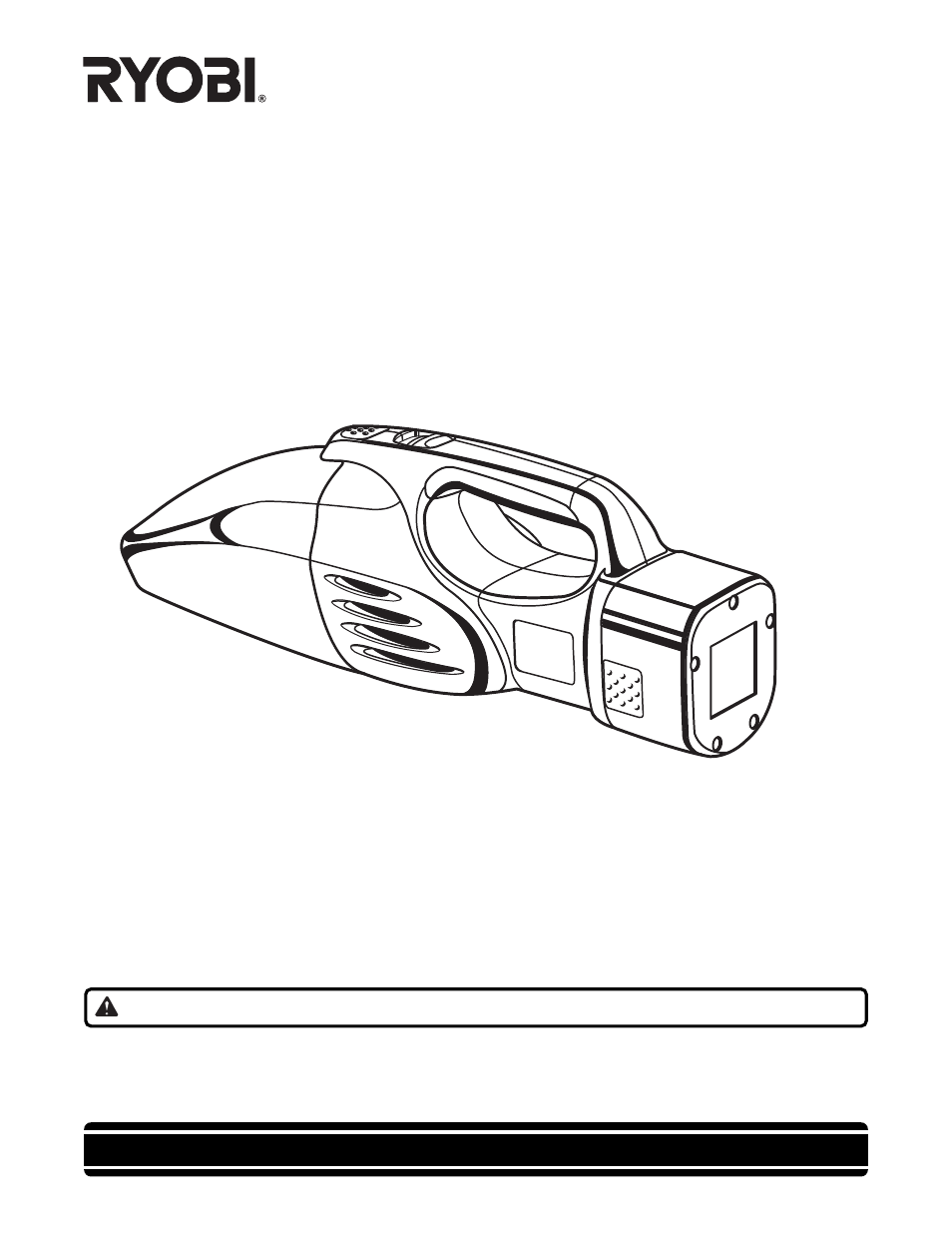 Ryobi VC120 User Manual | 12 pages