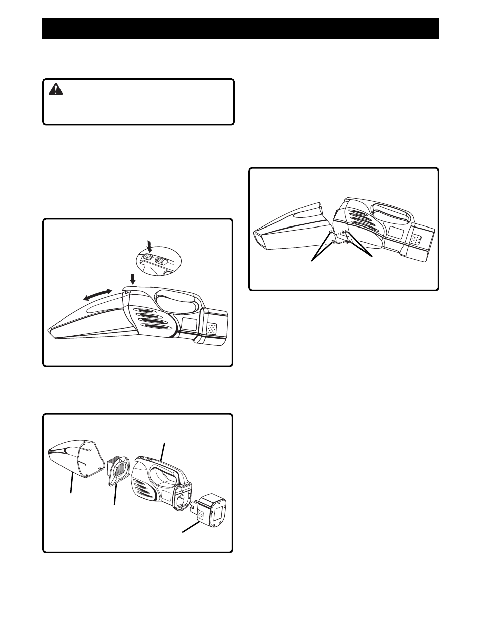 Operation, Warning | Ryobi VC120 User Manual | Page 9 / 12