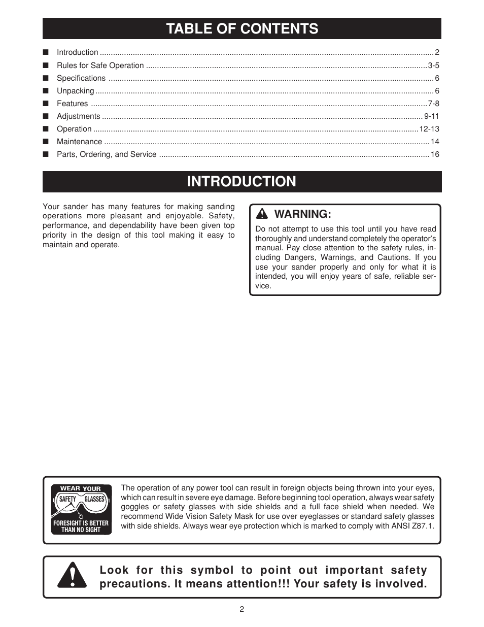 Ryobi OSS500 User Manual | Page 2 / 16