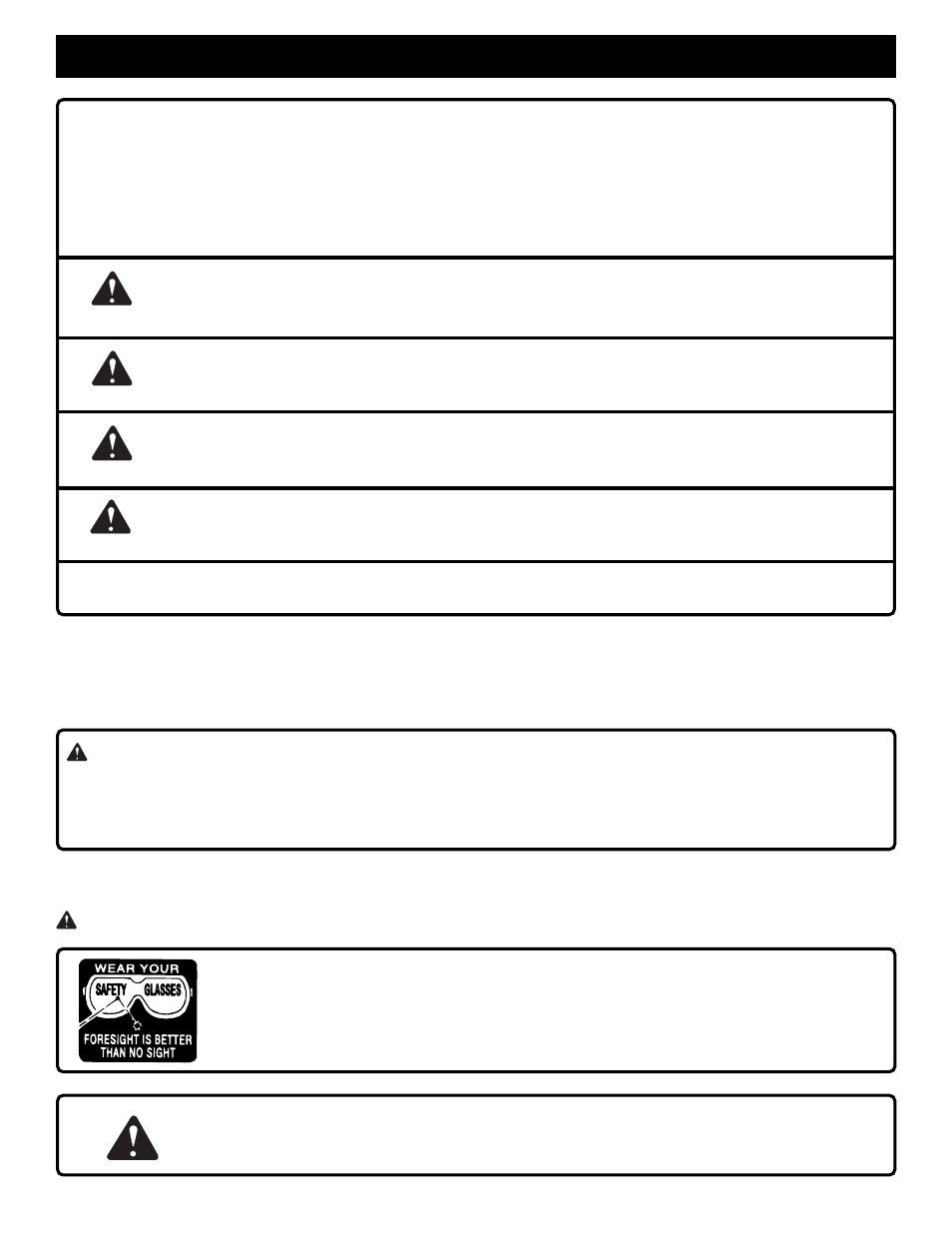 Rules for safe operation, Warning | Ryobi EJ101 User Manual | Page 4 / 20