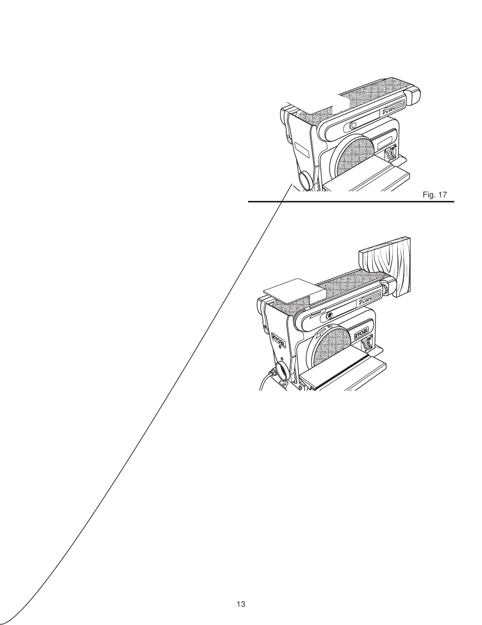 Fig. 17 | Ryobi BD4600 User Manual | Page 13 / 16