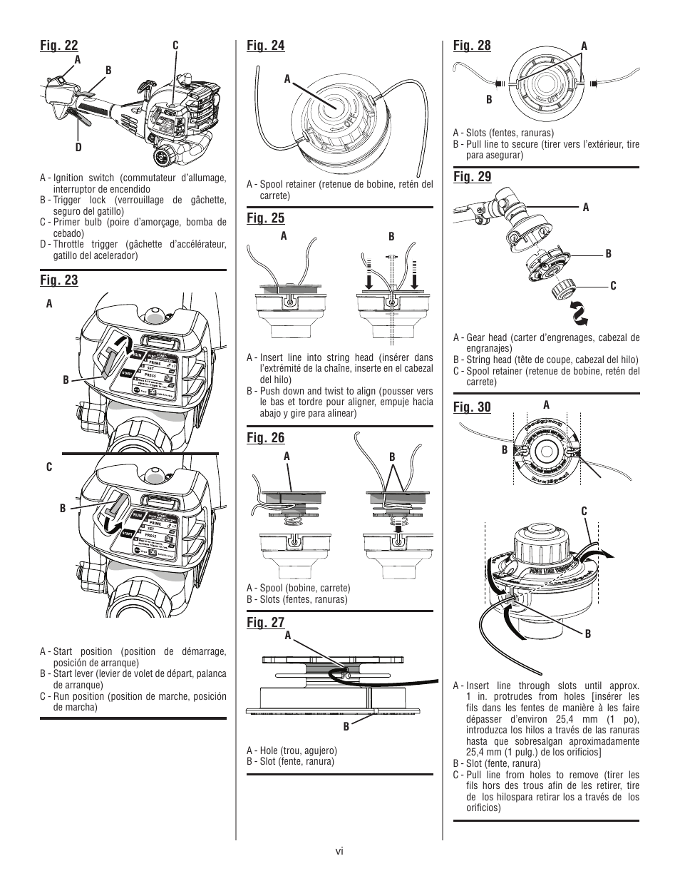 Ryobi CS26 User Manual | Page 6 / 58