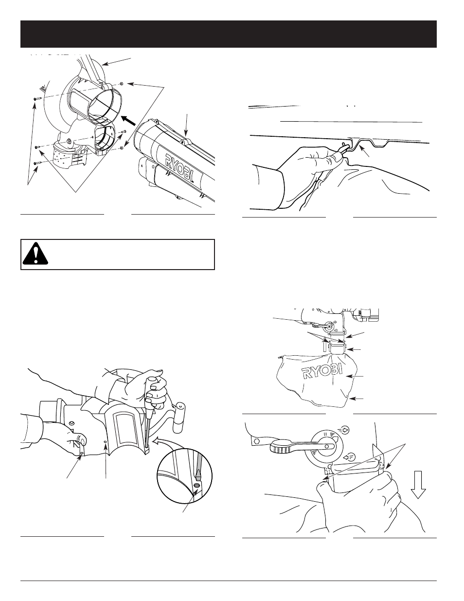 Instructions de montage | Ryobi RGBV3100 User Manual | Page 21 / 88