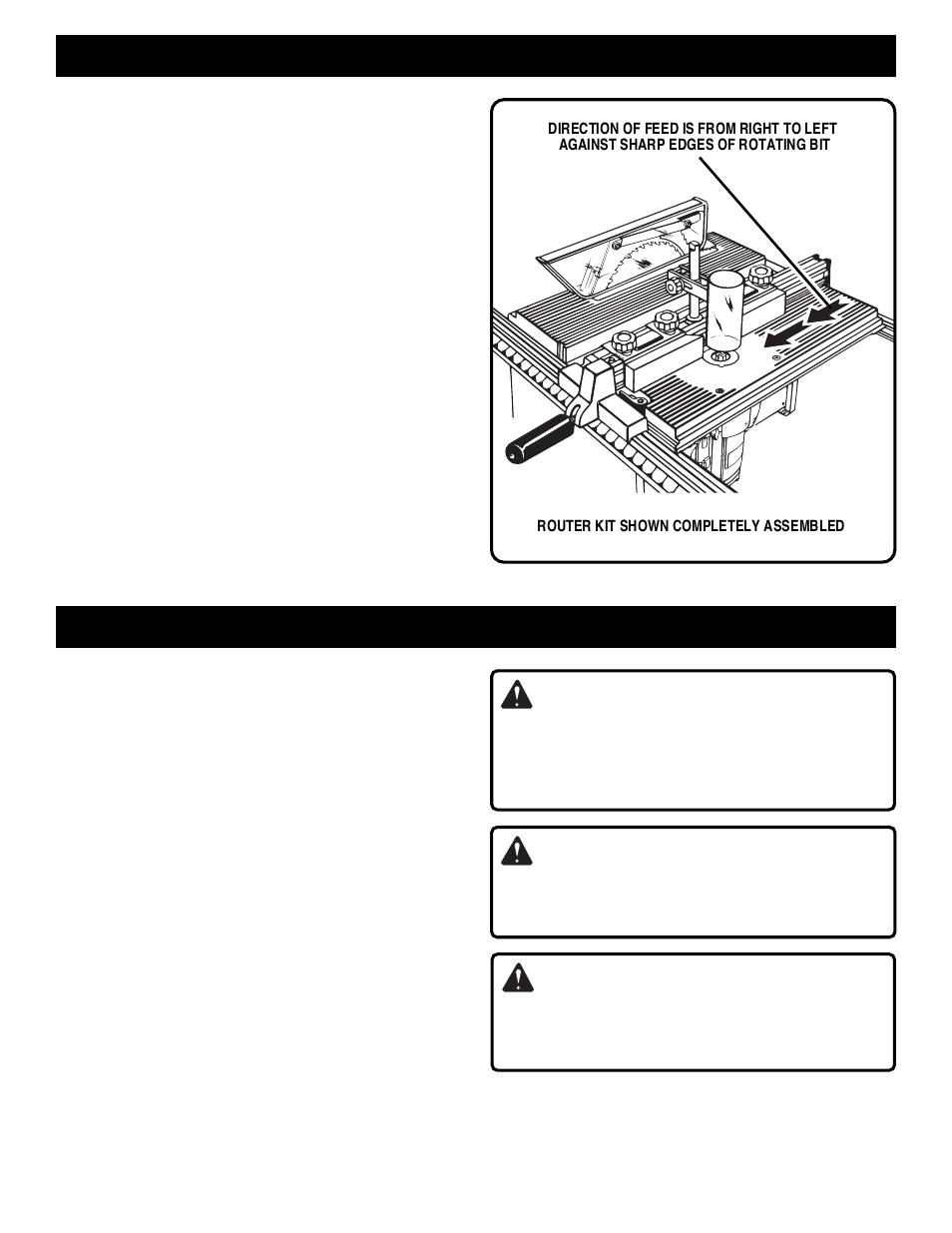 Router mounting, Operation | Ryobi 4950301 User Manual | Page 12 / 16