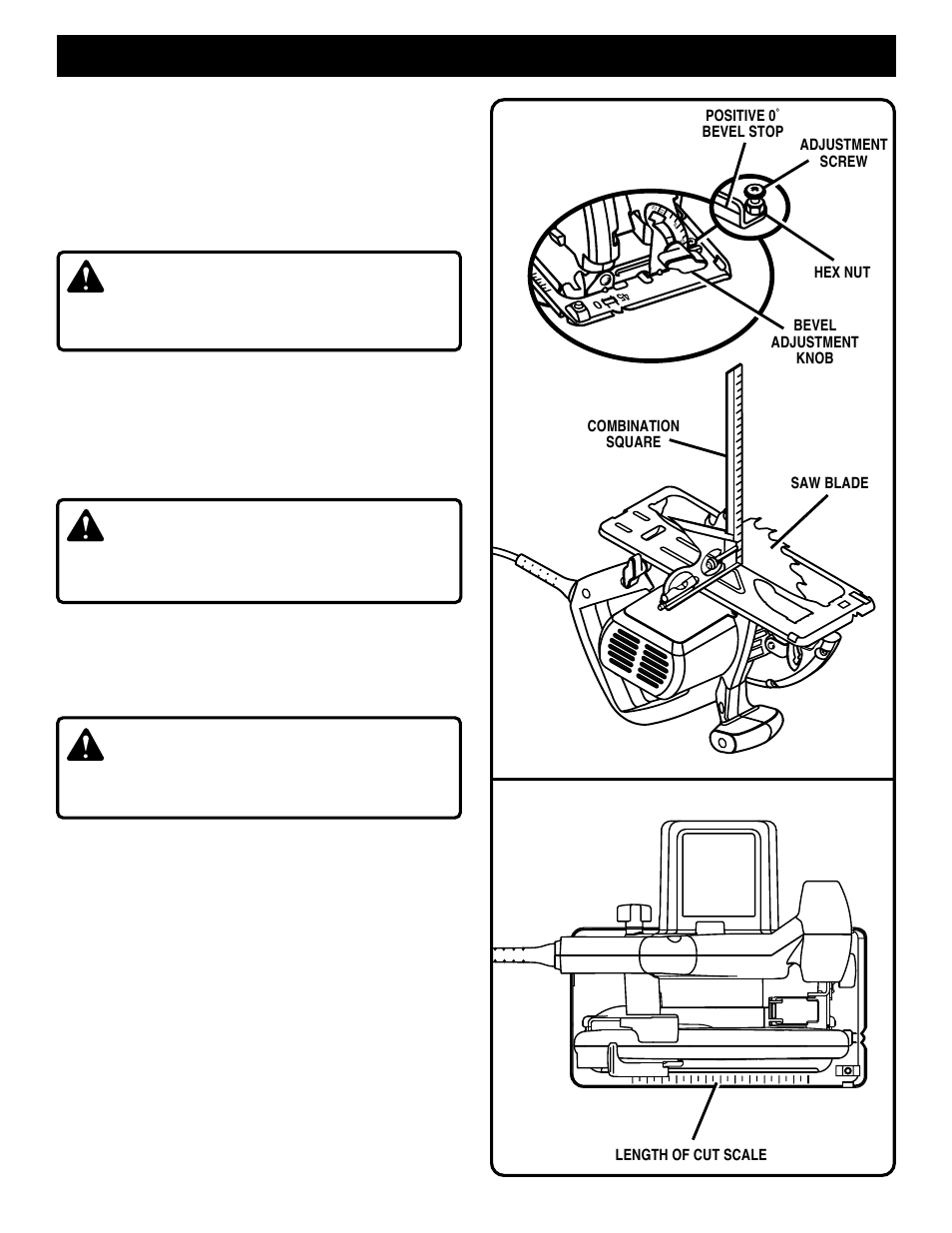 Operation, Warning | Ryobi CSB1308 User Manual | Page 14 / 20