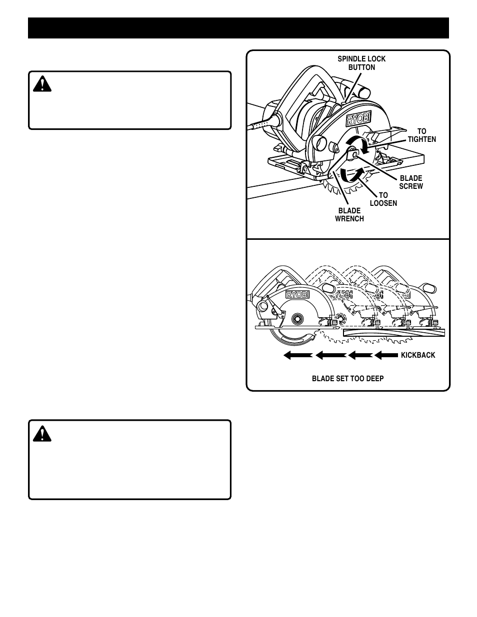 Assembly, Warning, Danger | Ryobi CSB1308 User Manual | Page 8 / 20