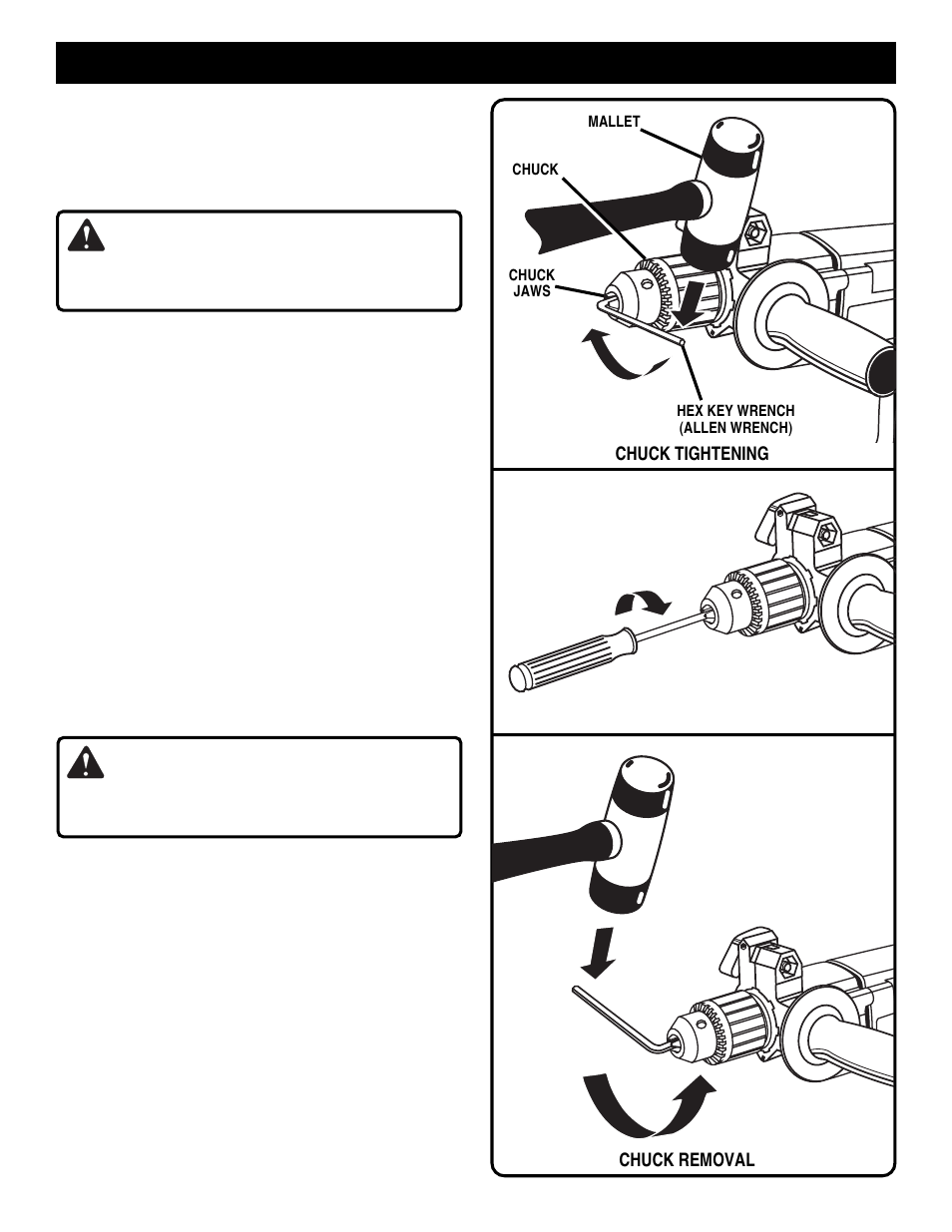 Operation, Warning | Ryobi D130VR User Manual | Page 10 / 12