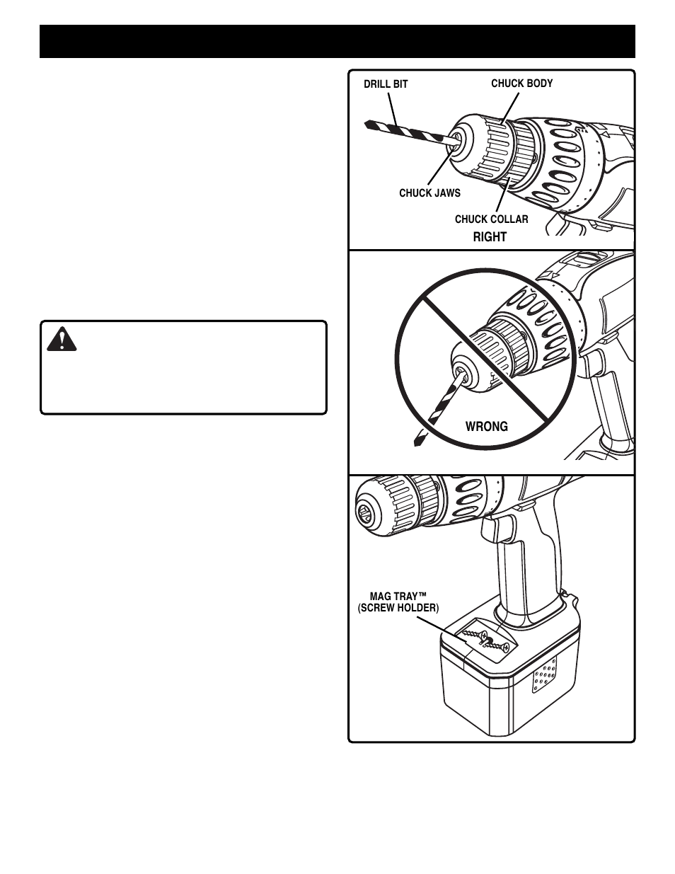 Operation, Warning | Ryobi HP1442M User Manual | Page 11 / 16