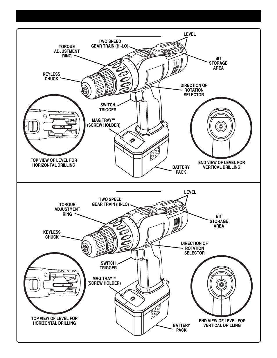 Features | Ryobi HP1442M User Manual | Page 7 / 16