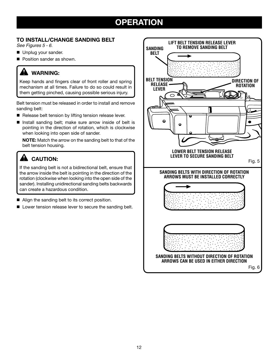 Operation | Ryobi BE321VS User Manual | Page 12 / 18