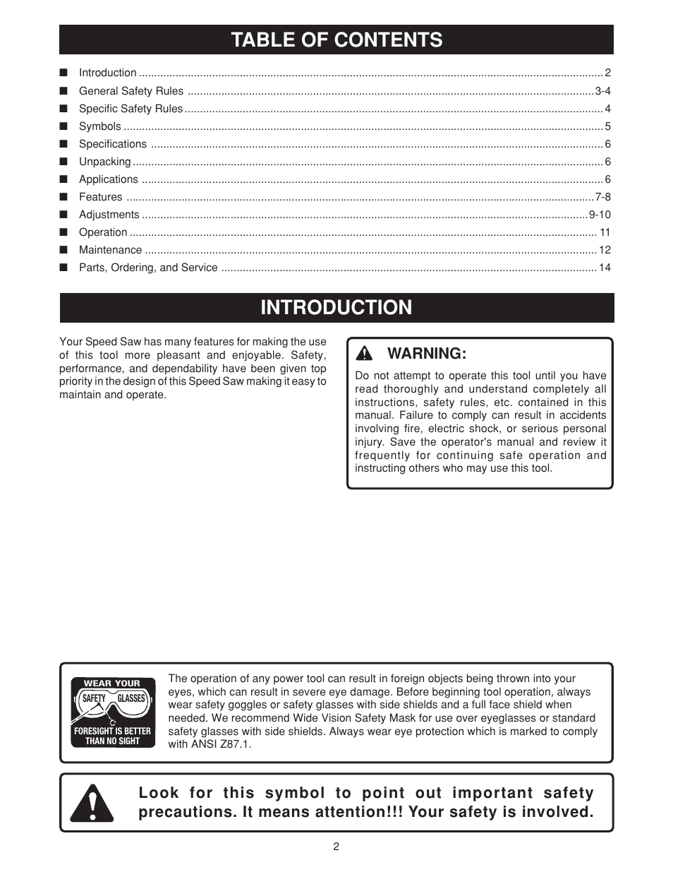 Ryobi SS50 User Manual | Page 2 / 14