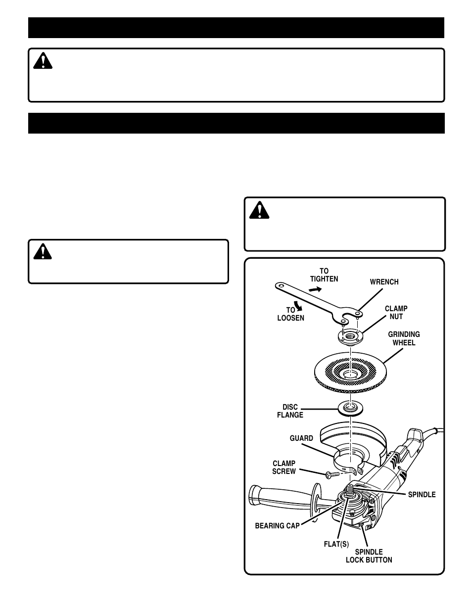 Operation maintenance, Warning | Ryobi AG450 User Manual | Page 12 / 14