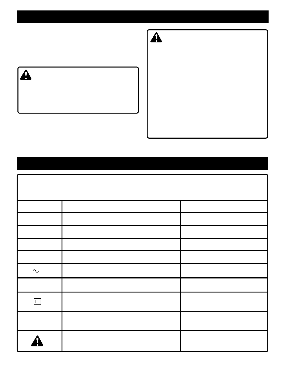 Rules for safe operation, Save these instructions symbols, Warning | Ryobi AG450 User Manual | Page 6 / 14