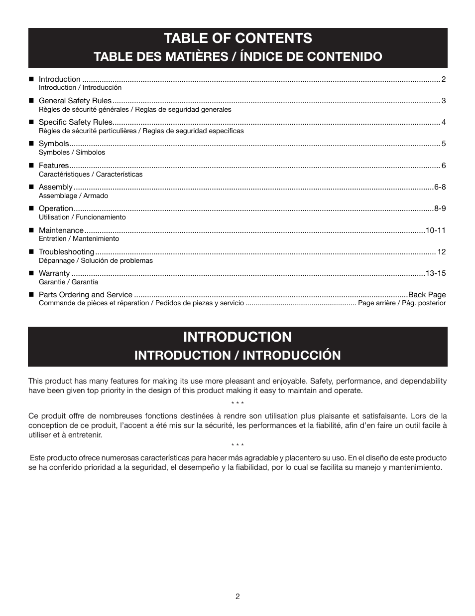 Ryobi CS26 RY28020 User Manual | Page 6 / 48
