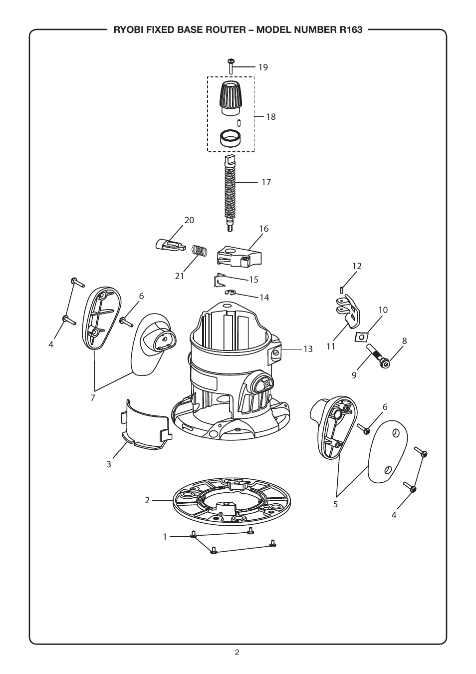 Ryobi r163 User Manual | Page 2 / 6