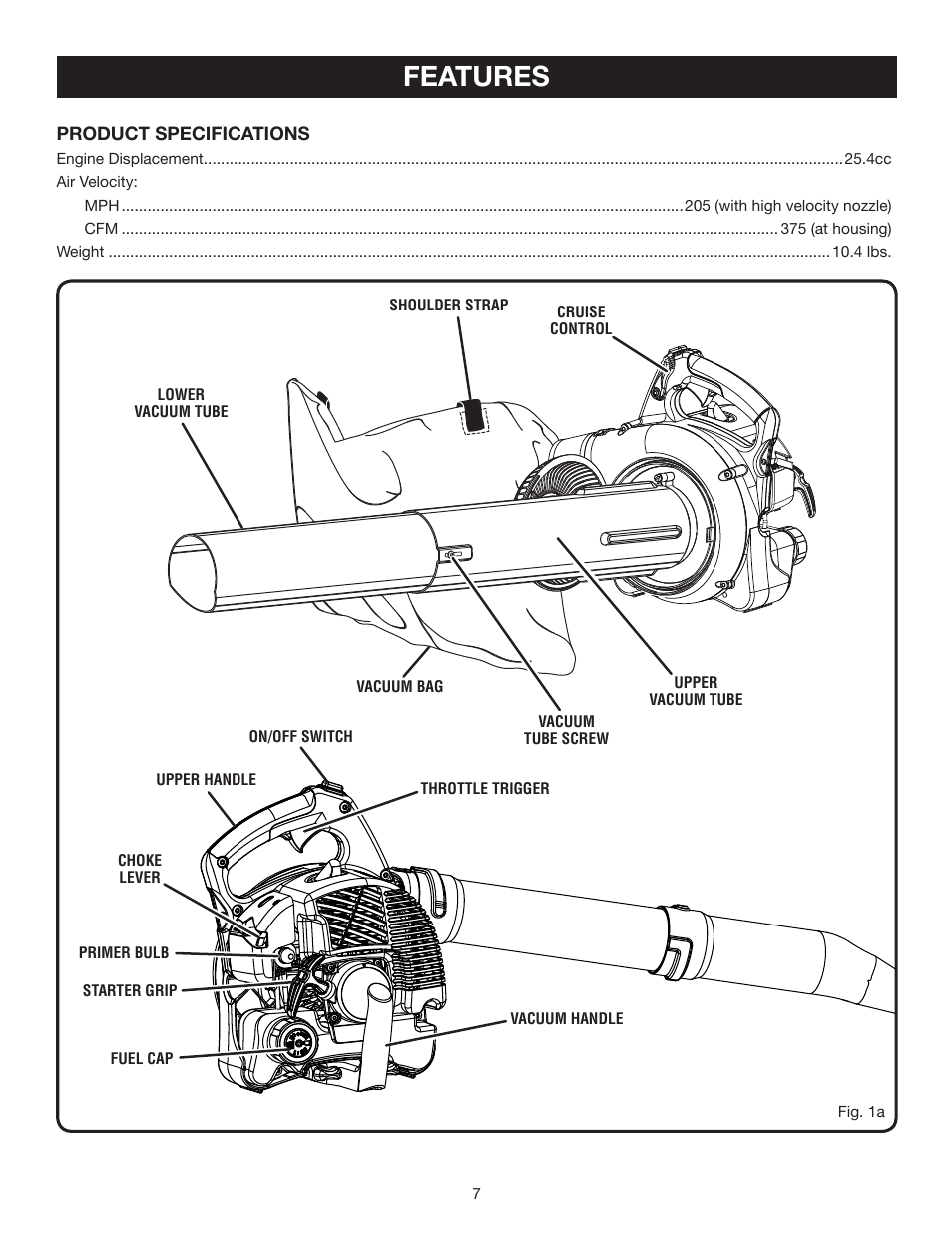 Features | Ryobi RY08554 User Manual | Page 7 / 22