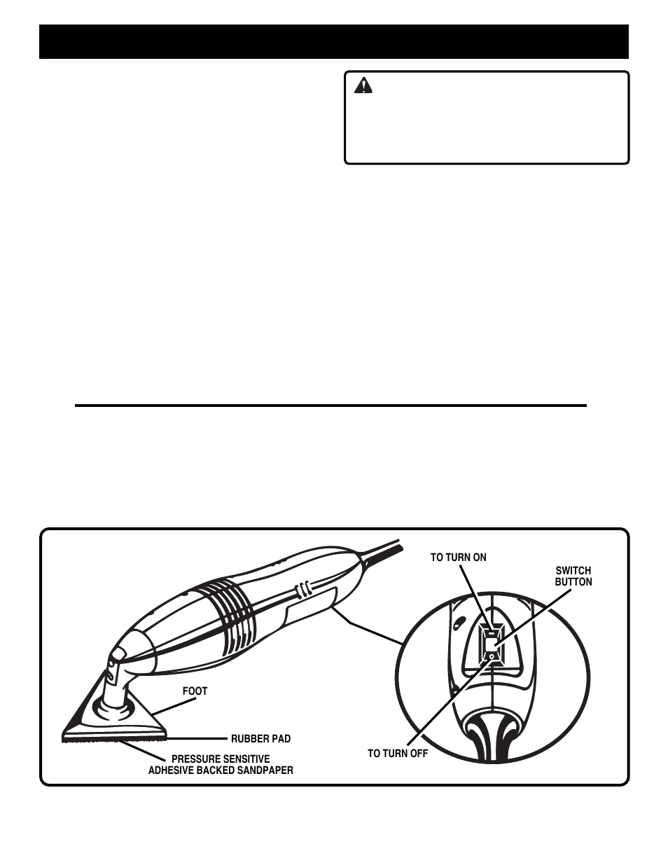 Features, Warning | Ryobi DS1100 User Manual | Page 5 / 12