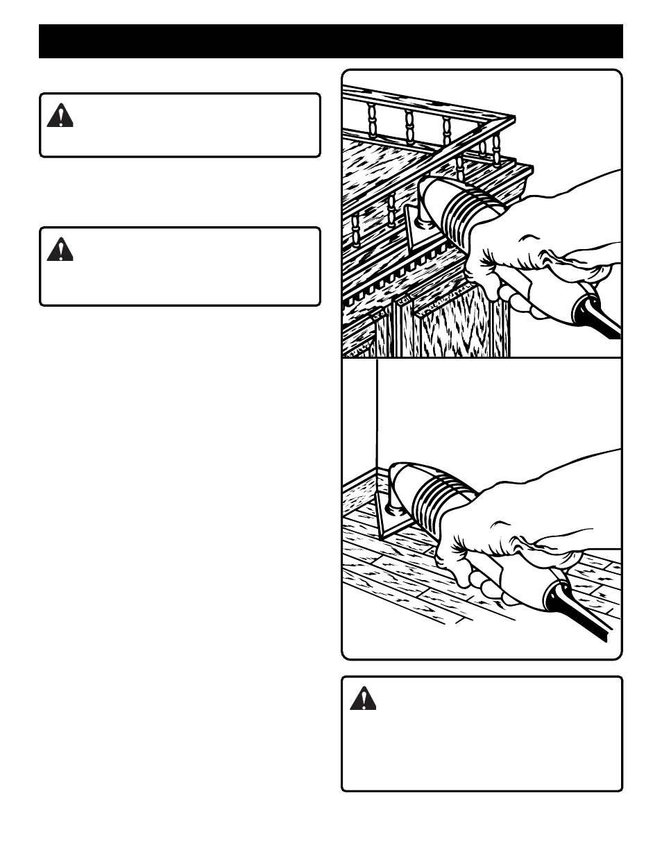 Operation, Caution, Warning | Ryobi DS1100 User Manual | Page 7 / 12