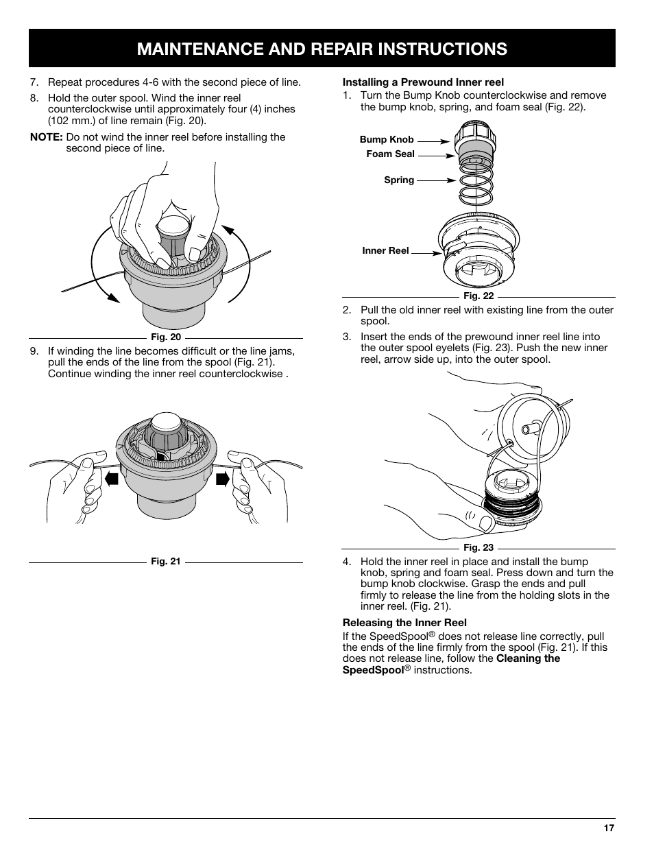 Maintenance and repair instructions | Ryobi 725rE User Manual | Page 17 / 28