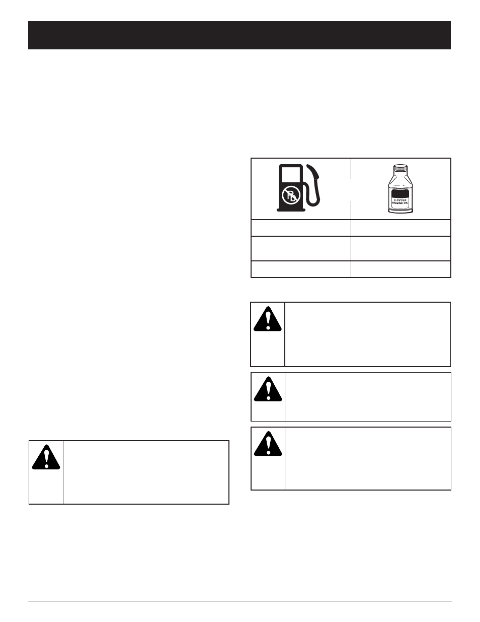Informacion del aceite y del combustible | Ryobi 790r User Manual | Page 60 / 76