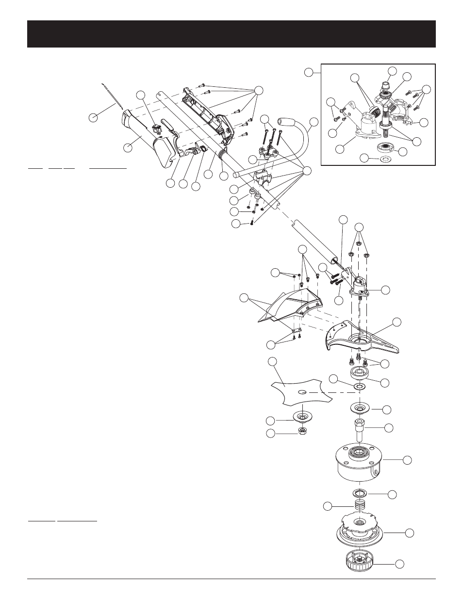 Parts list | Ryobi 790r User Manual | Page 75 / 76