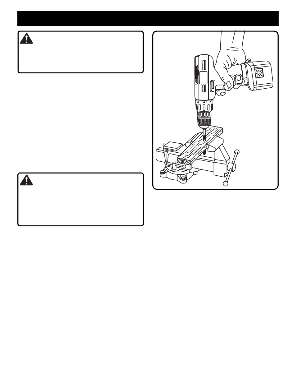 Operation, Warning | Ryobi RY1201 User Manual | Page 11 / 14