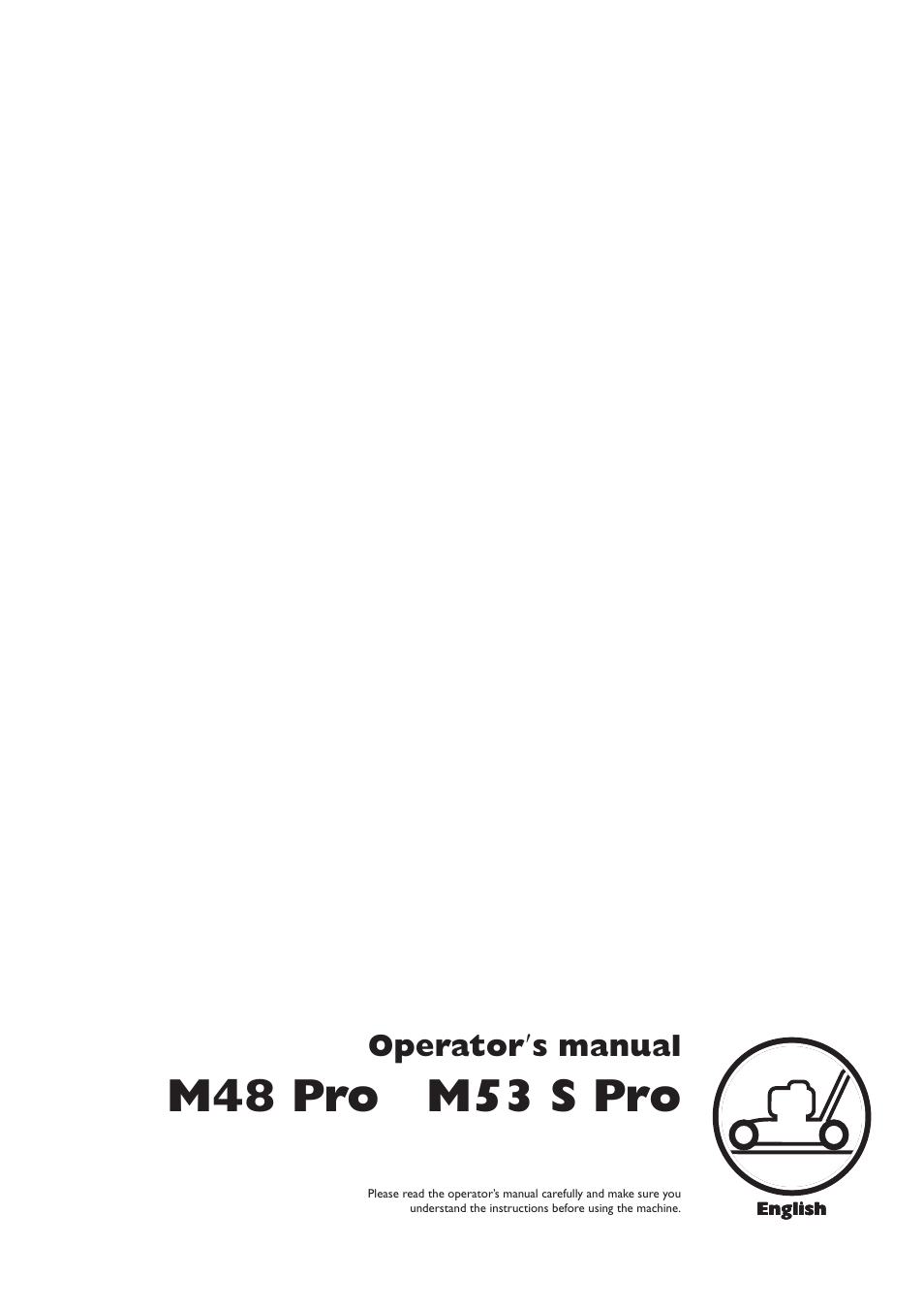 Ryobi M48 Pro User Manual | 25 pages