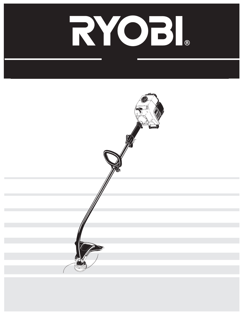 Manual del operador, 700r, Recortador de 2 ciclos a gasolina | Ryobi 700r User Manual | Page 41 / 64