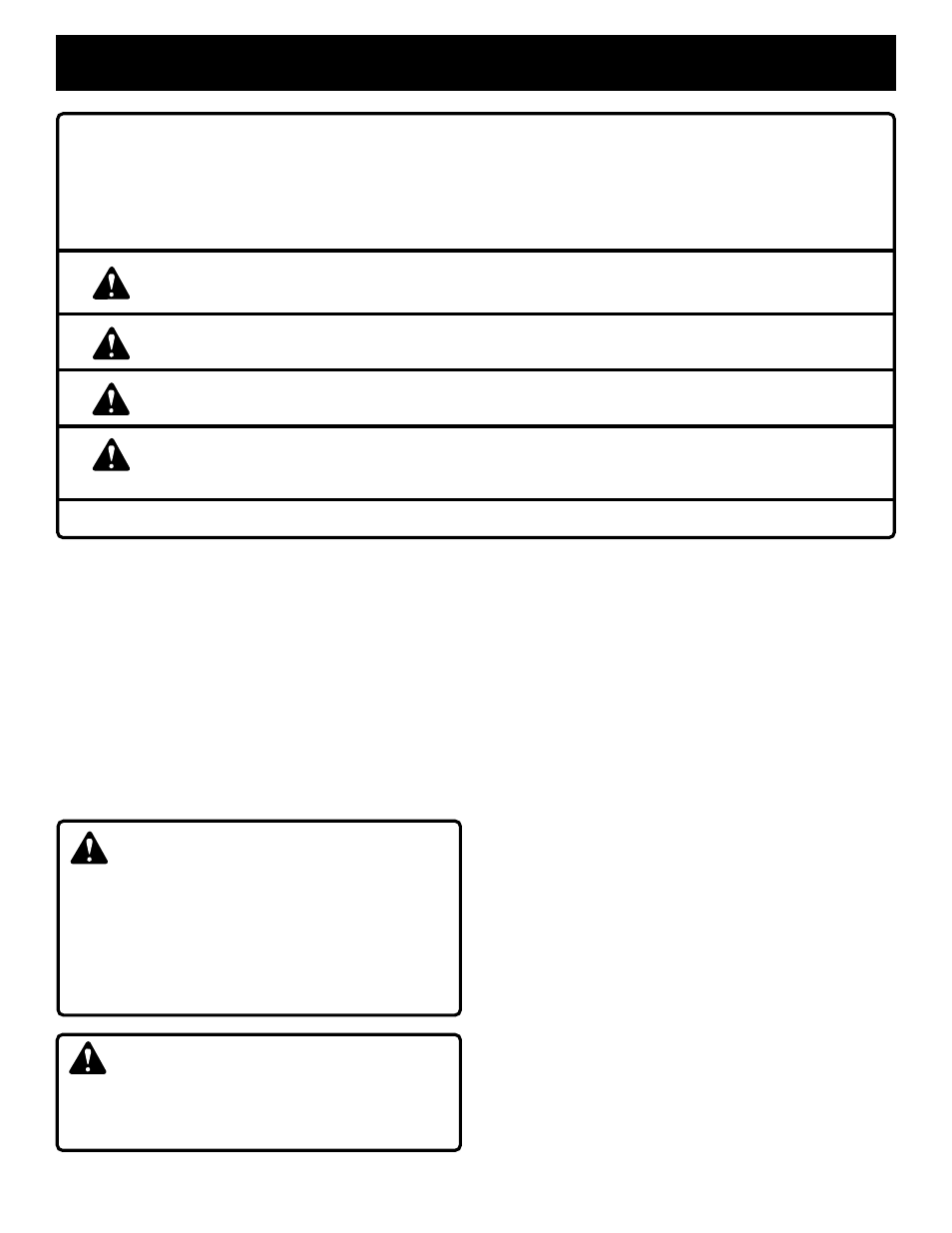 Rules for safe operation, Warning | Ryobi HP61 User Manual | Page 3 / 14