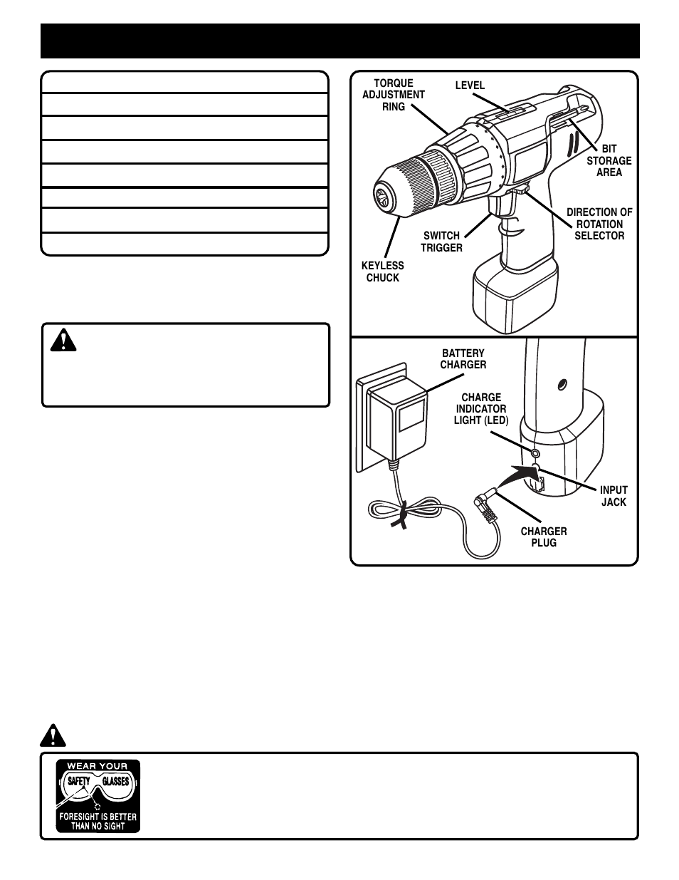 Operation, Warning | Ryobi HP61 User Manual | Page 6 / 14