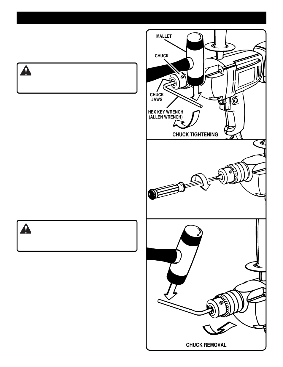 Operation, Warning | Ryobi D50VSR User Manual | Page 10 / 12