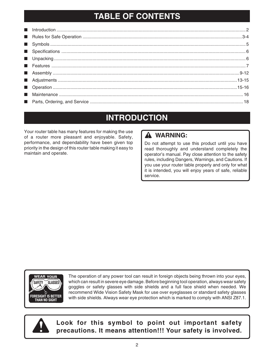 Ryobi RT101 User Manual | Page 2 / 18