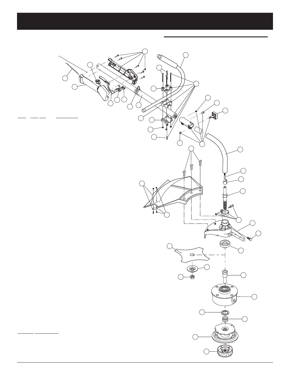 Parts list, Engine parts - model 750r 2 cycle gas trimmer | Ryobi 750r User Manual | Page 79 / 80