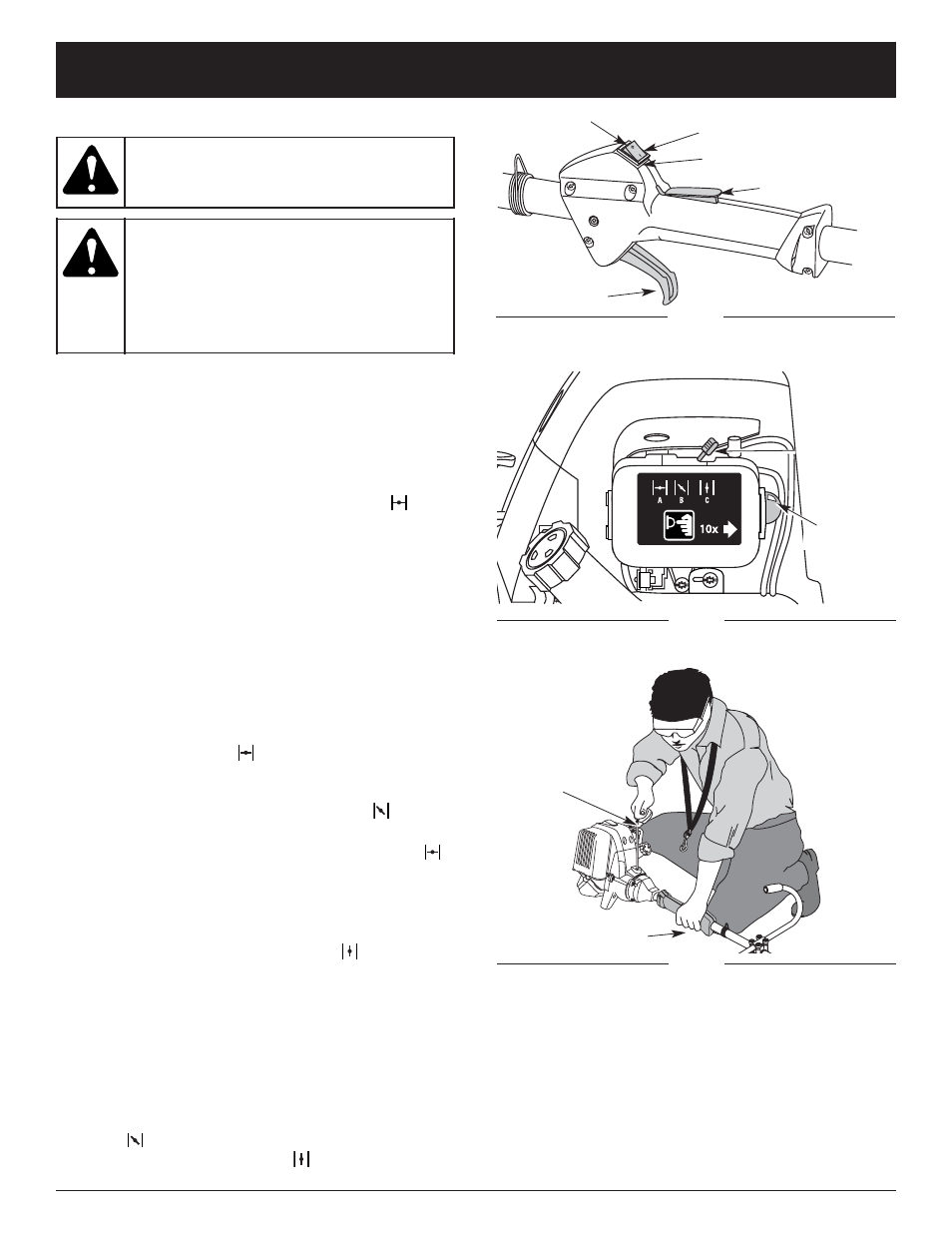 Starting/stopping instructions | Ryobi 890R User Manual | Page 13 / 96