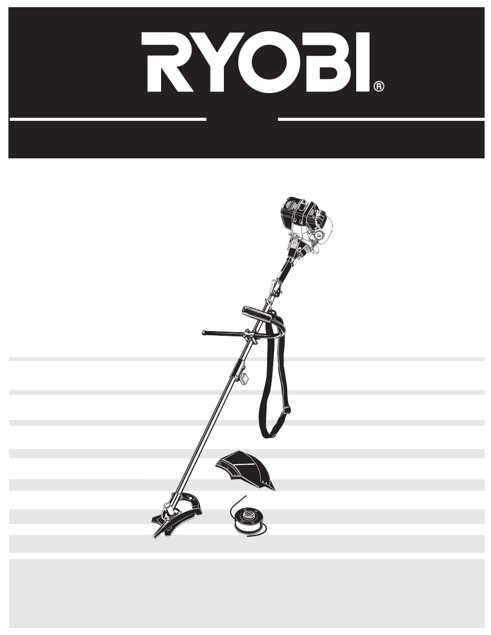 Manual del operador, 890r, Recortador / cortamalezas de 4 ciclos a gasolina | Ryobi 890R User Manual | Page 63 / 96