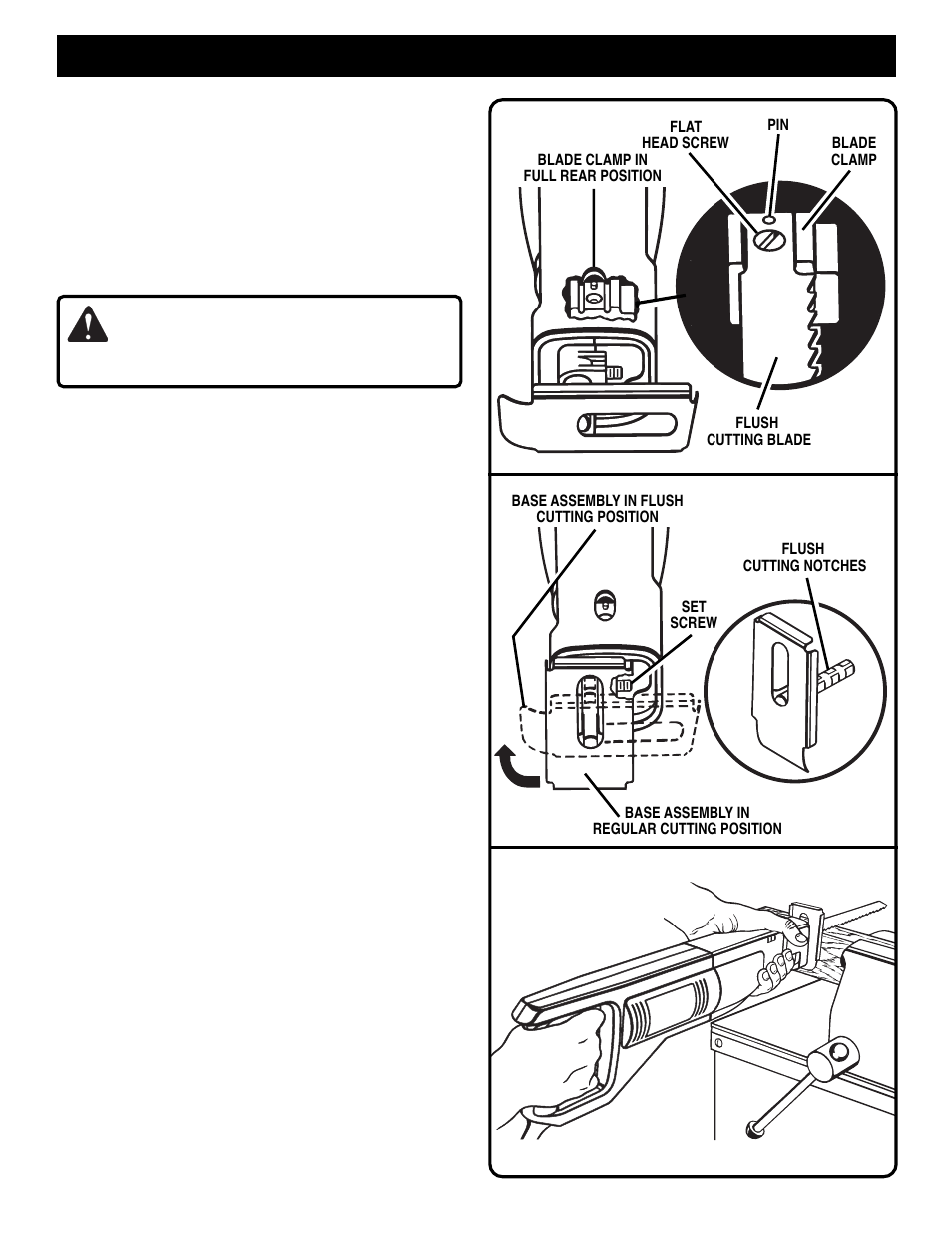 Warning, Operation | Ryobi RJ150V-01 User Manual | Page 8 / 14