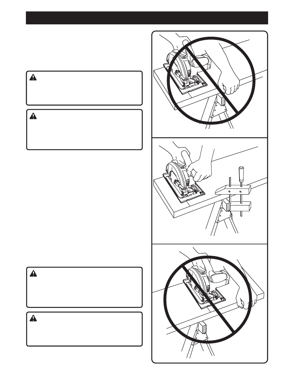 Operation, Warning, Danger | Ryobi CSB121 User Manual | Page 15 / 22