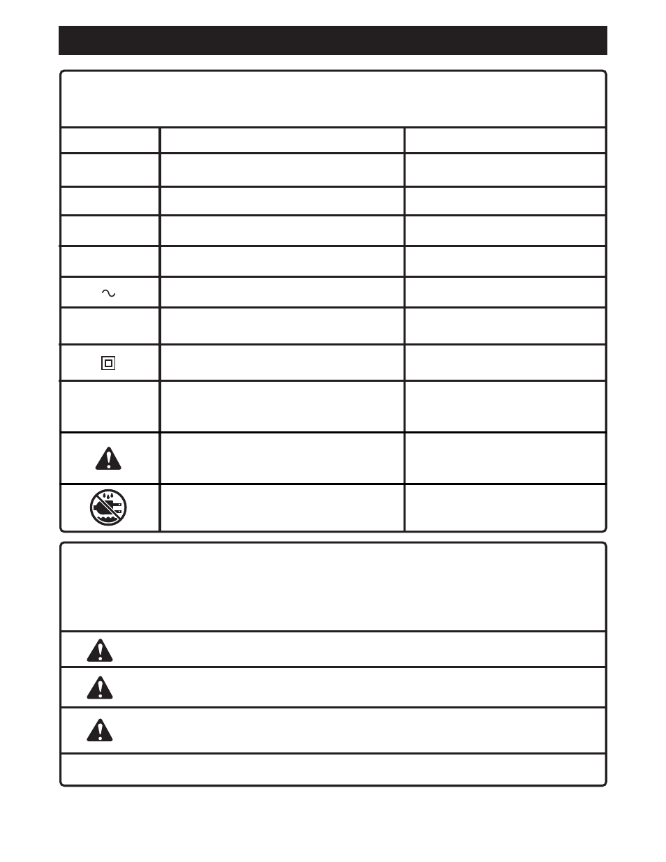 Symbols, Save these instructions | Ryobi CSB121 User Manual | Page 7 / 22