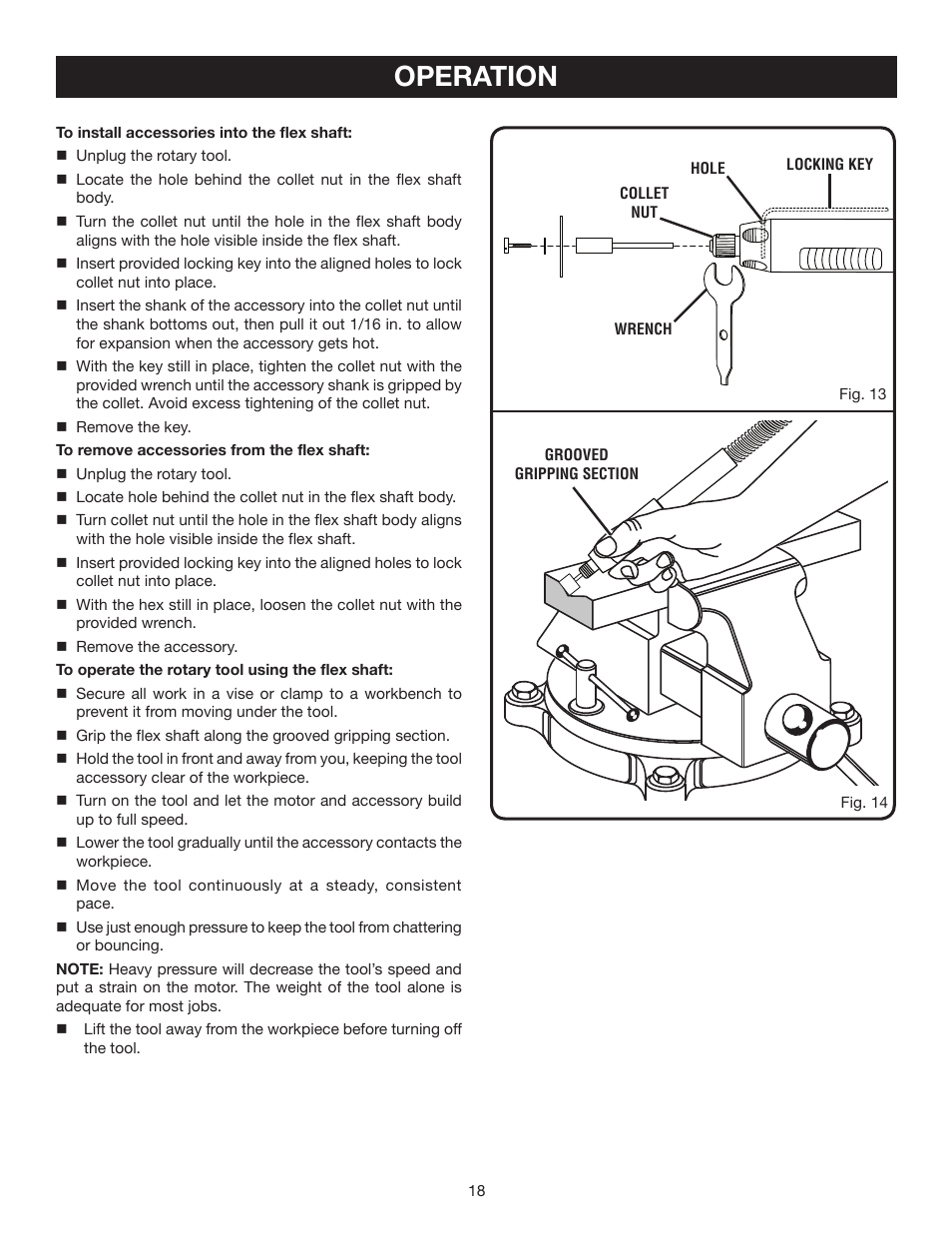 Operation | Ryobi HT230 User Manual | Page 18 / 22