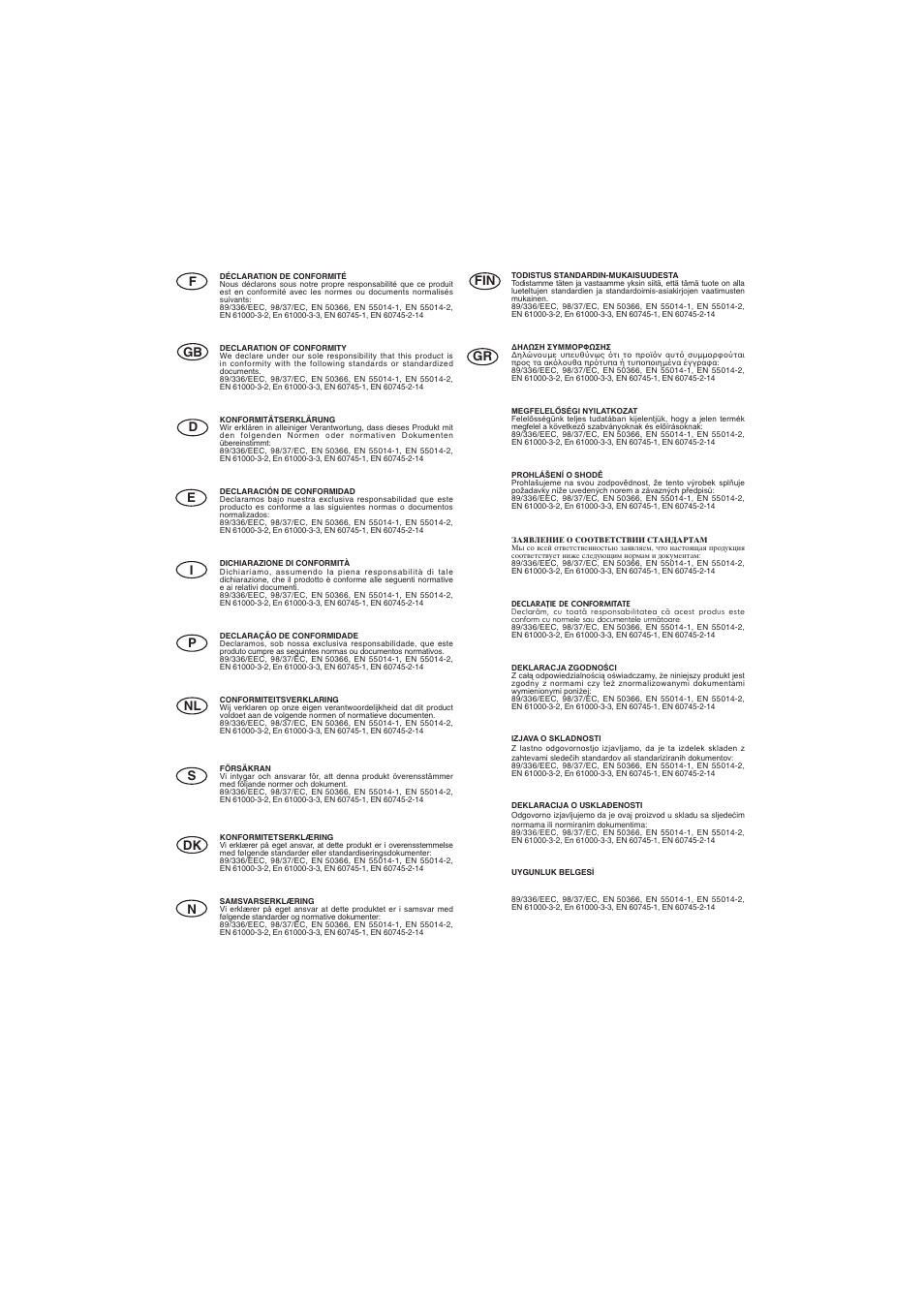 Ryobi EPN-7582N User Manual | Page 76 / 77