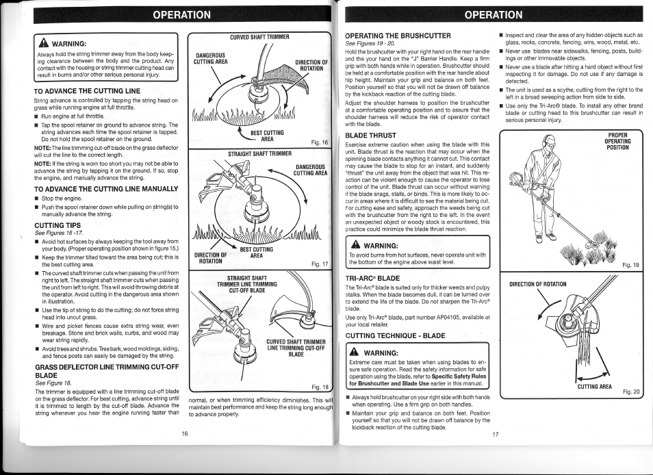 Operation | Ryobi CS30 RY30923 User Manual | Page 9 / 14