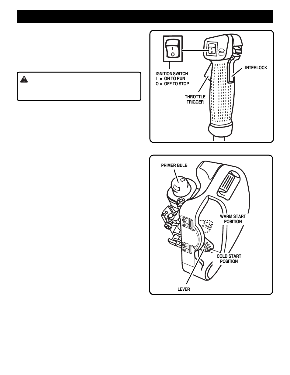 Operation, Warning | Ryobi PBC3046B User Manual | Page 14 / 22