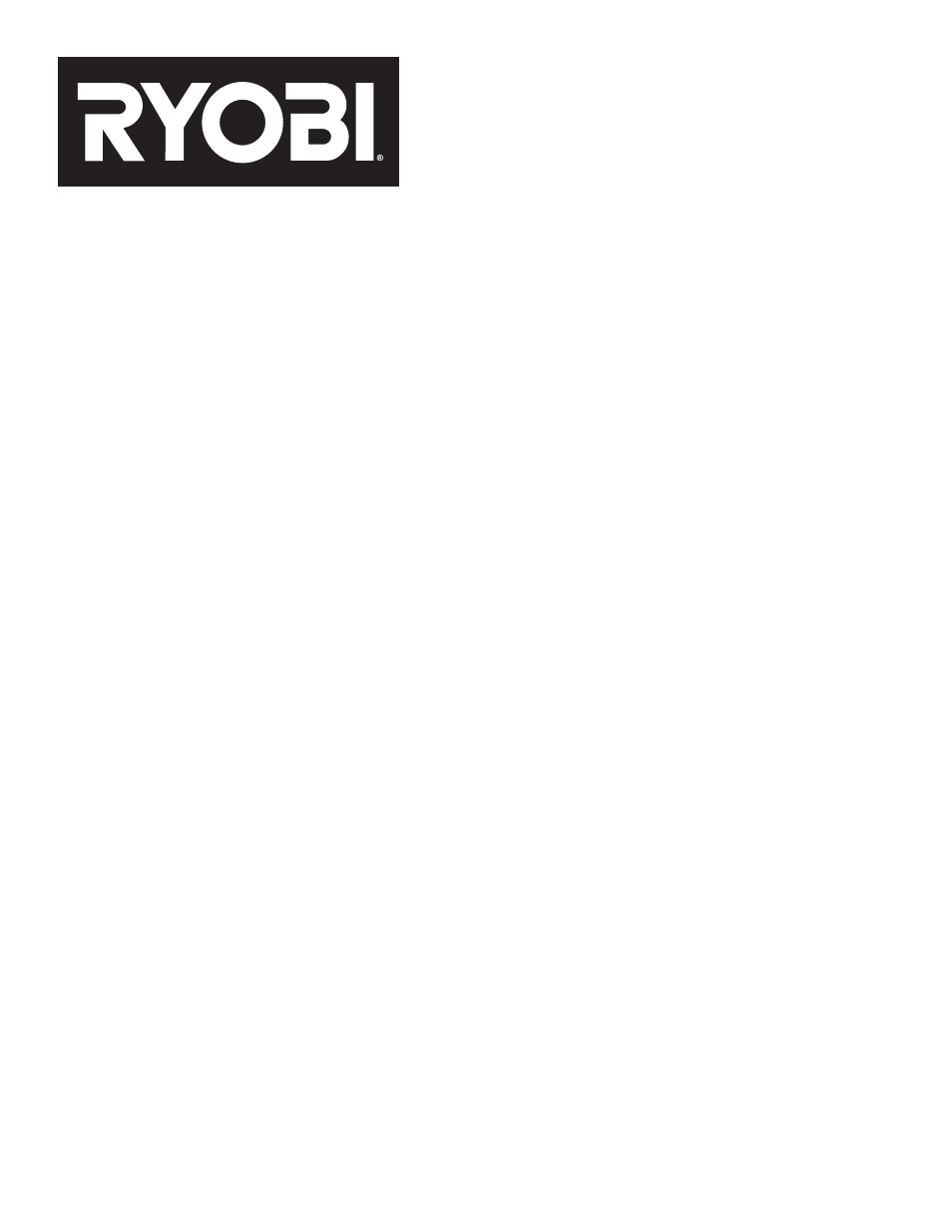 Ryobi PBC3046B User Manual | Page 22 / 22