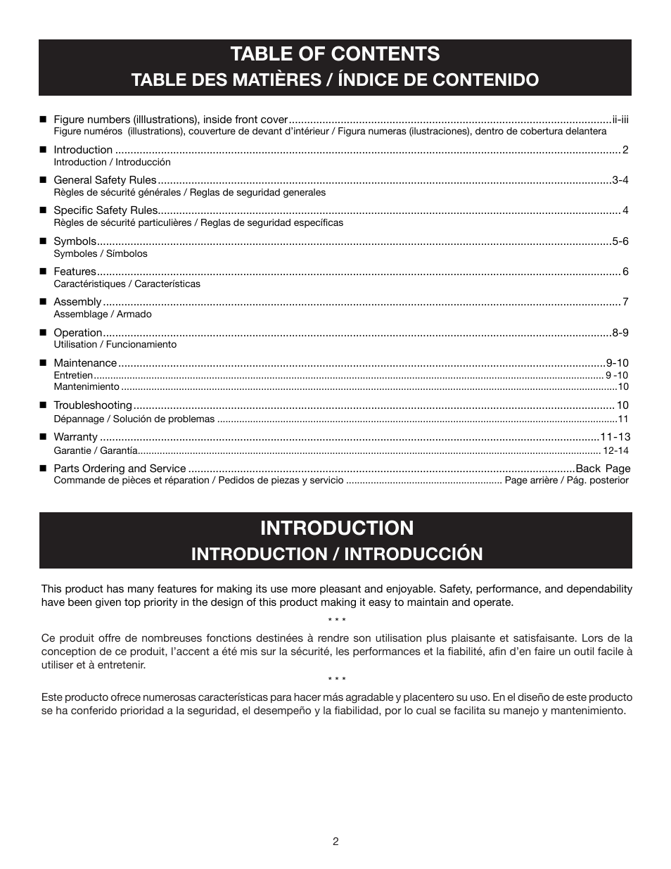 Ryobi RY26000 User Manual | Page 4 / 42